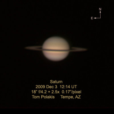 Saturn: 12/3/09