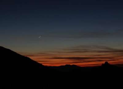 Moon and Mercury