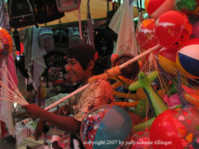 balloon seller