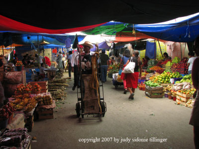 in the market