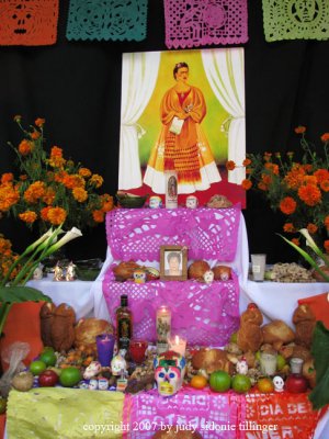 hilary's ofrendas - altars - day of the dead, oaxaca, mexico 2007
