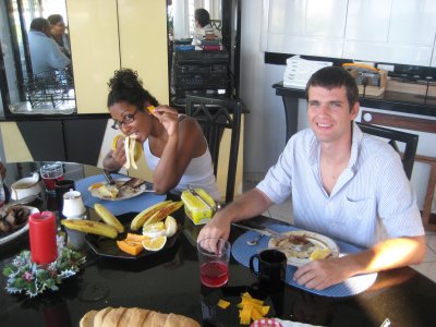 Sacha and Bryan following the fruit on an empty stomach diet