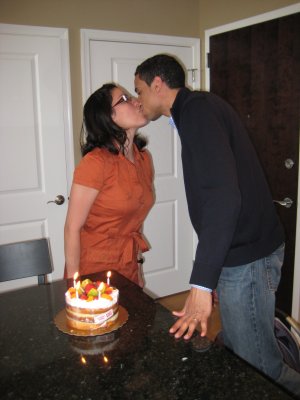 Danny and Kristine celebrating their 4th wedding anniversary