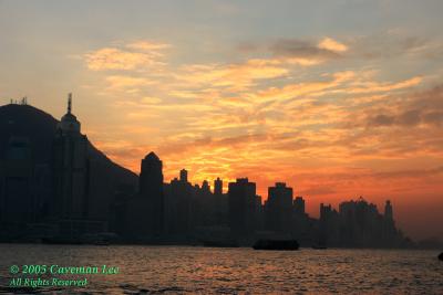 Another sunset in HK