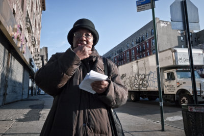 Handing Out Religious Fliers