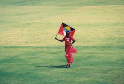 Cricket Gravey poses in style in Antigua 1993!