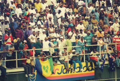 Watching from the North Eastern Stand