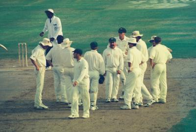 Another West Indian wicket falls
