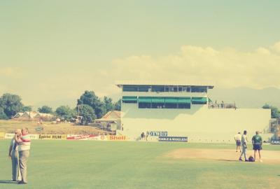 Cricket Press Box at Sabina Park