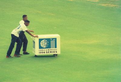 Drinks Water Cart used during the Test Match