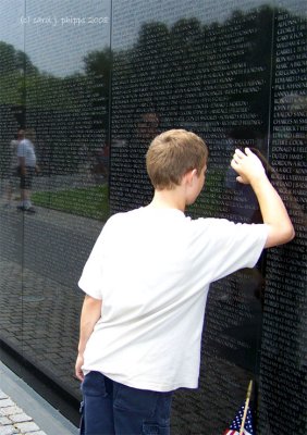 Jacob, Vietnam Memorial.