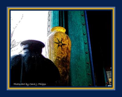 Vases in Local Restuartant Window.