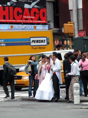 A bride in New York