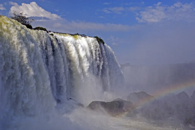 Iguazu-Brazil Falls   Water and Sky