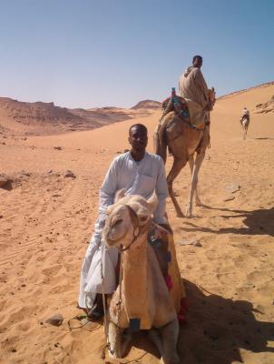 My guide with my camel