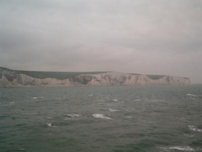 Good-bye cloudy white cliffs of Dover...