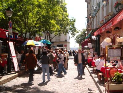 The artists' market on Montmartre