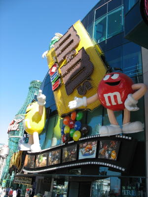 The giant M&M's store and museum
