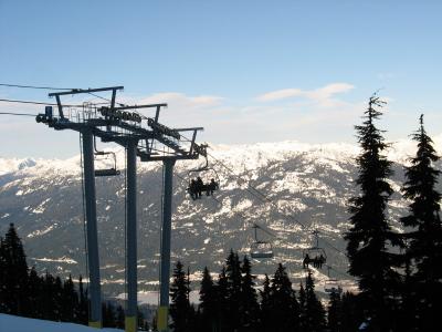 Chairlife over the valley