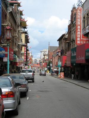 Walking through Chinatown