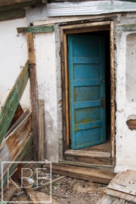 Blue Door in Rhyolite (Ghost Town)