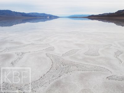 Badwater Salt Flats Covered with Water