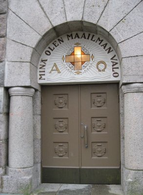 The Main Door of the Church in Pornainen