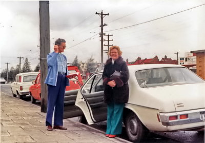 Reverend John C King blessing Mum's Car