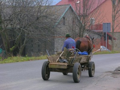 Polish horse drawn cart