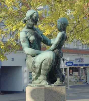 Statue - Mother and Child