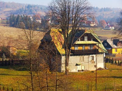 House at Sunset