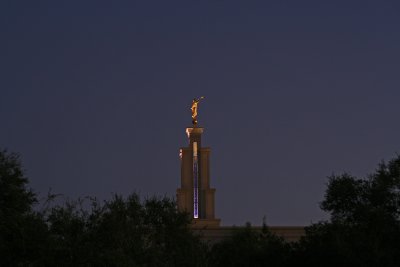 Mormon Temple at Sunrise