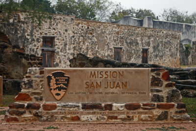 Sign for Mission San Juan