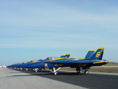 Blue Angel Planes at Punta Gorda, FL. 2005