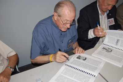 World War II book signing