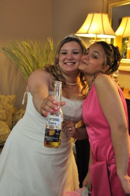 This Bride Drinks Corona Extra
