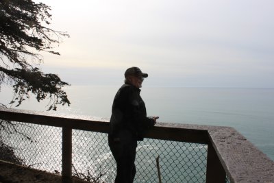 Hubby Enjoying the View