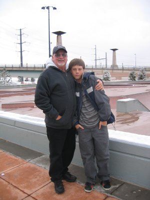 Zak & Pop at the Skate Park