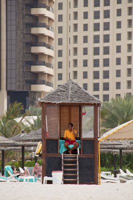 Lifeguard close to Habtoor Grand Hotel, Dubai