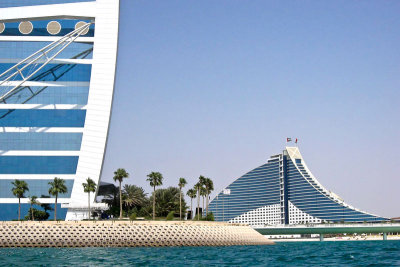 Jumeirah Beach Hotel from the Burg Al Arab, Dubai (2)