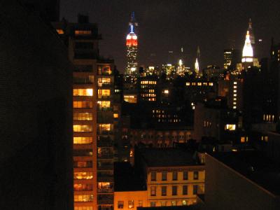 Night View from Parsons 55 West building