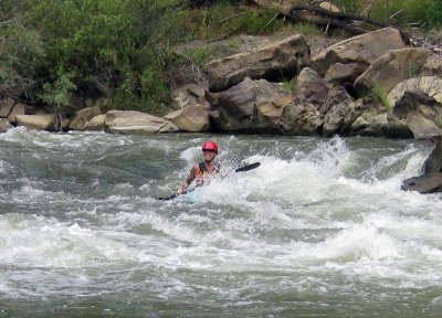 Sherry McKillop on Cache Creek