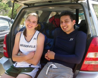 Kirsten Nixon and Adrian Avila
