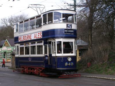 Newly restored Leeds Tram 345
