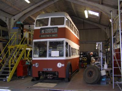 Portsmouth Corporation 313 in the workshop