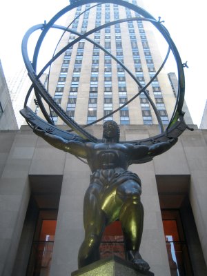 Statue on the show 30 Rock