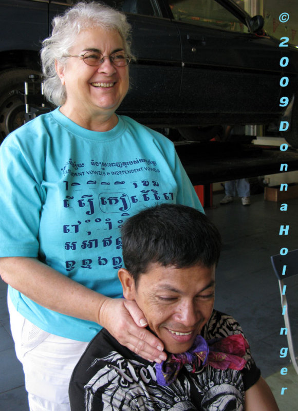 Carolyn Performing Reiki on Sethi