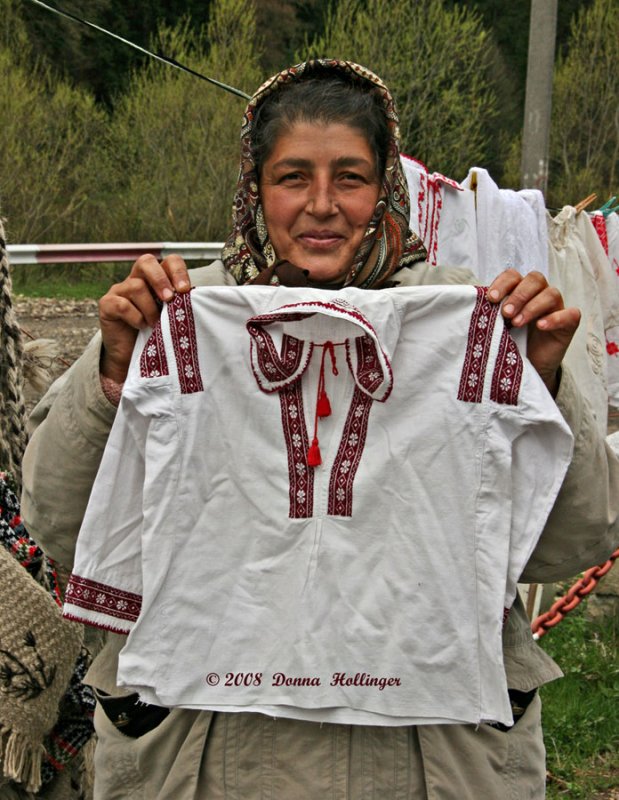 Street Vendor in Romania