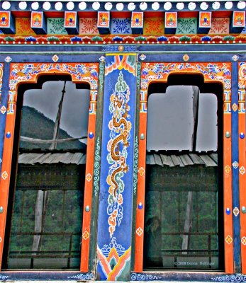 Bhutanese Window Designs