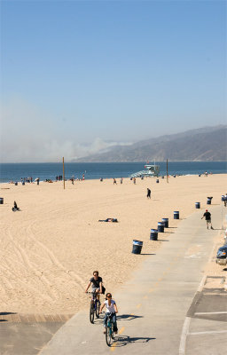 Malibu burning